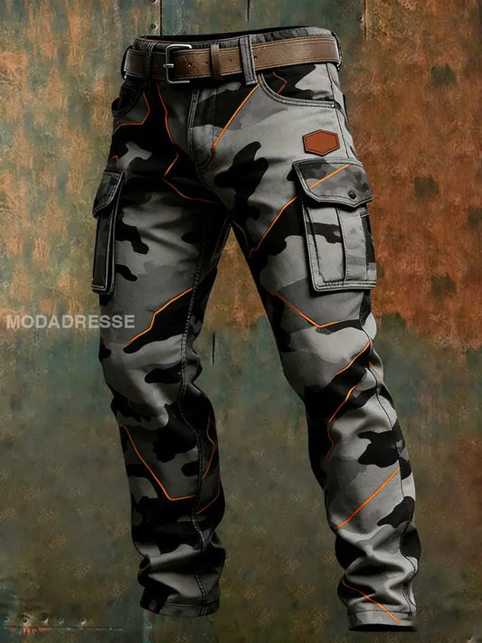 Mäns Retro Business Style Casual Work Byxor A / S