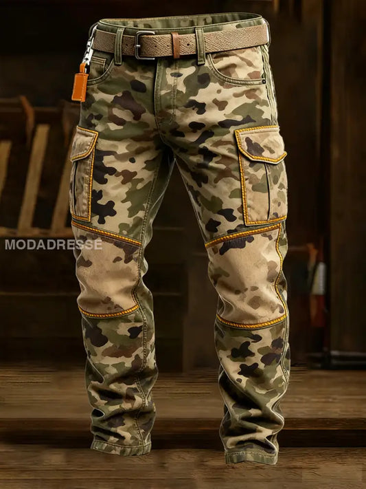 Mäns Retro Business Style Casual Work Byxor A / S