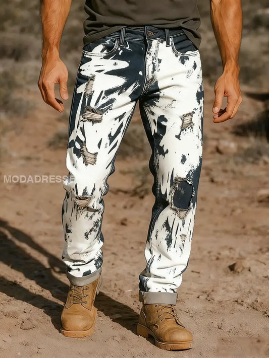 Mäns Retro Business Style Casual Work Byxor A / S