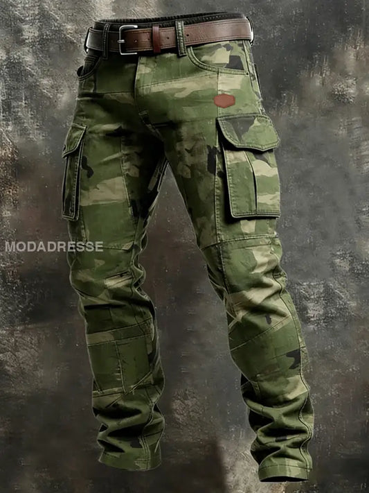 Mäns Retro Business Style Casual Work Byxor A / S