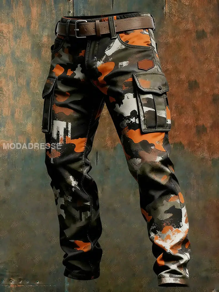 Mäns Retro Business Style Casual Work Byxor A / S