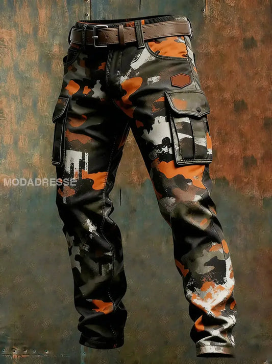 Mäns Retro Business Style Casual Work Byxor A / S