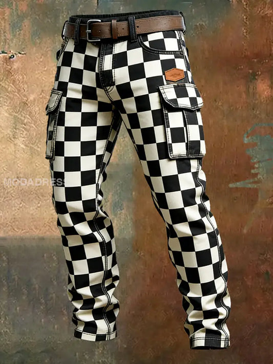 Mäns Retro Business Style Casual Work Byxor A / S