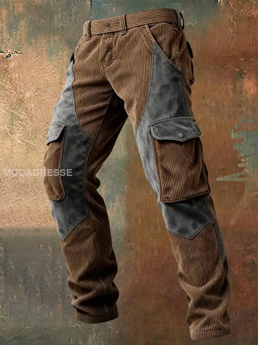 Mäns Retro Business Style Casual Work Byxor A / S