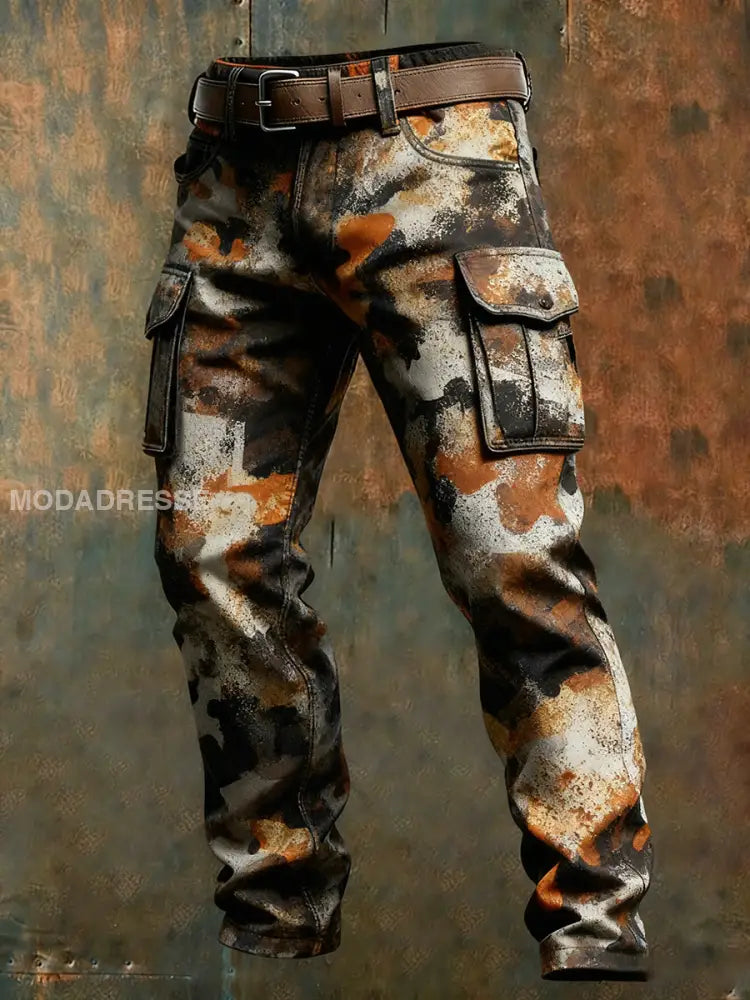 Mäns Retro Business Style Casual Work Byxor A / S