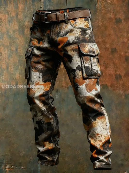 Mäns Retro Business Style Casual Work Byxor A / S