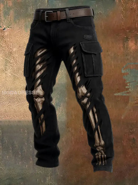 Mäns Retro Business Style Casual Work Byxor A / S