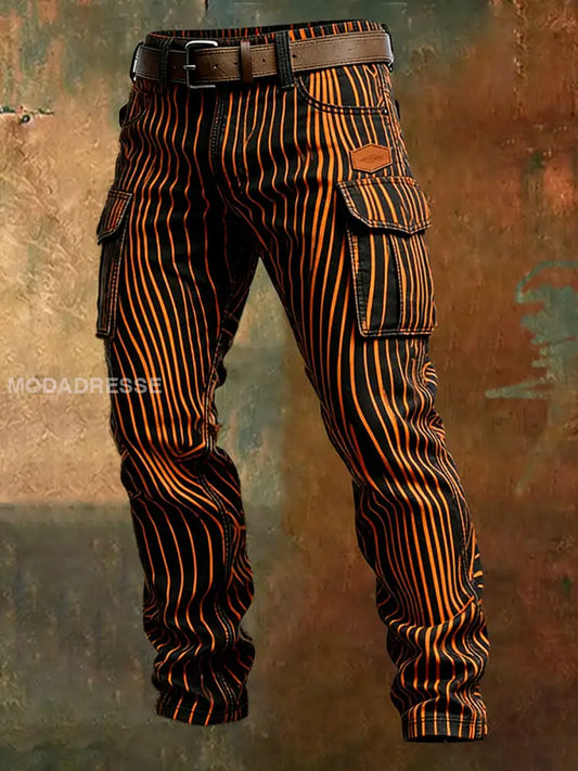 Mäns Retro Business Style Casual Work Byxor A / S