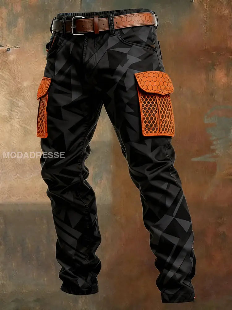 Mäns Retro Business Style Casual Work Byxor A / S