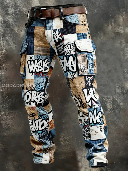 Mäns Retro Business Style Casual Work Byxor A / S