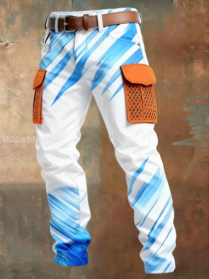 Mäns Retro Business Style Casual Work Byxor A / S