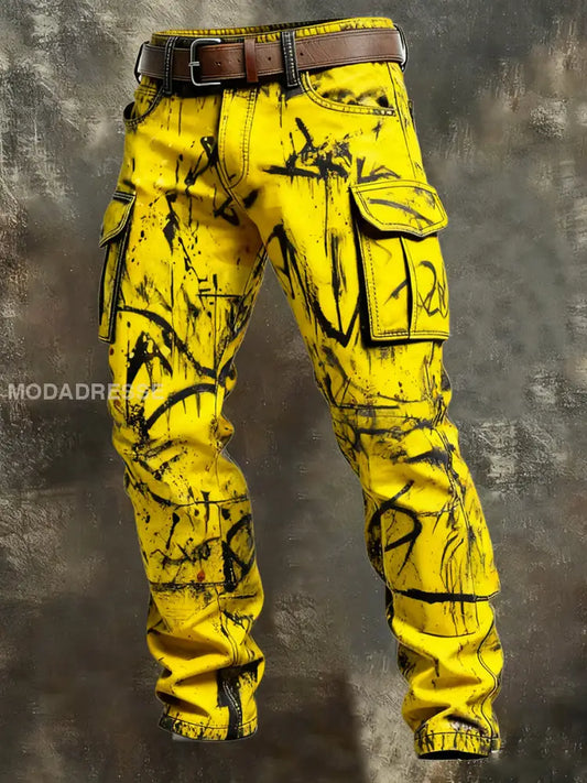 Mäns Retro Business Style Casual Work Byxor A / S