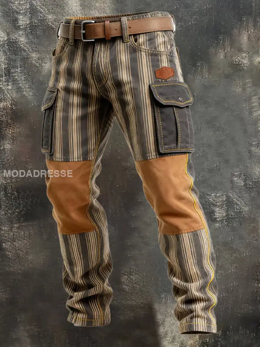 Mäns Retro Business Style Casual Work Byxor A / S