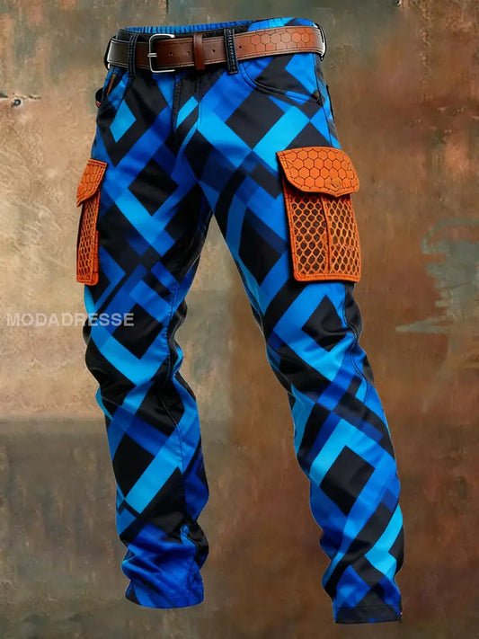 Mäns Retro Business Style Casual Work Byxor A / S