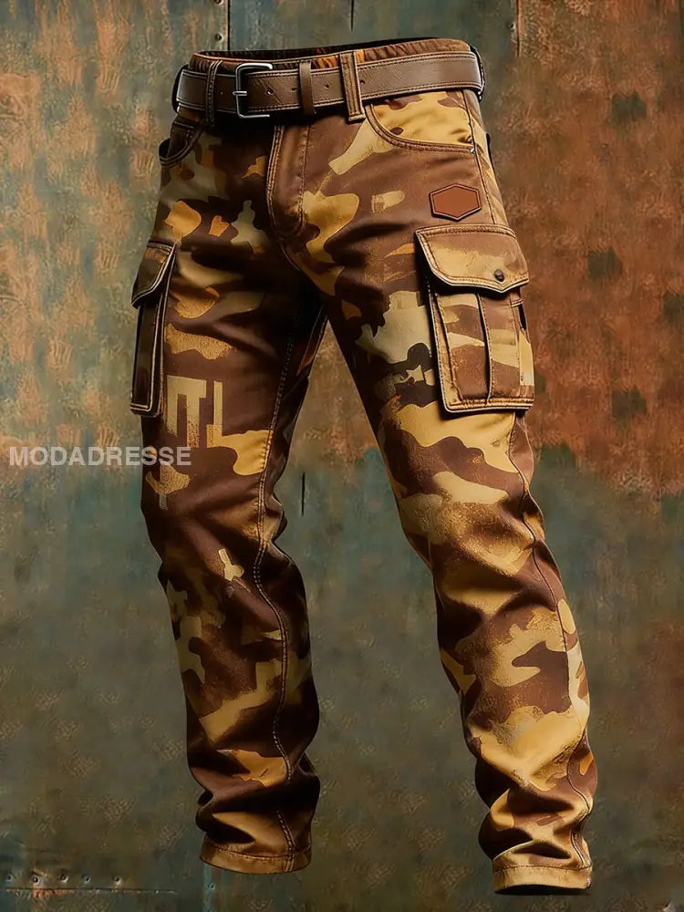 Mäns Retro Business Style Casual Work Byxor A / S