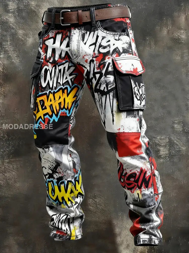 Mäns Retro Business Style Casual Work Byxor A / S