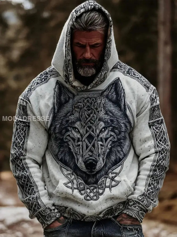 Mäns vikingatta som bild / S