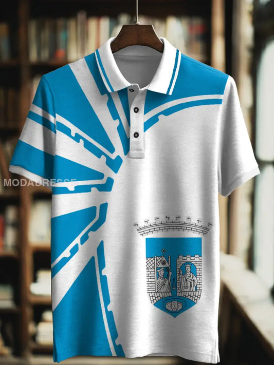 Martin Luther utskriver polo hals T-shirt S