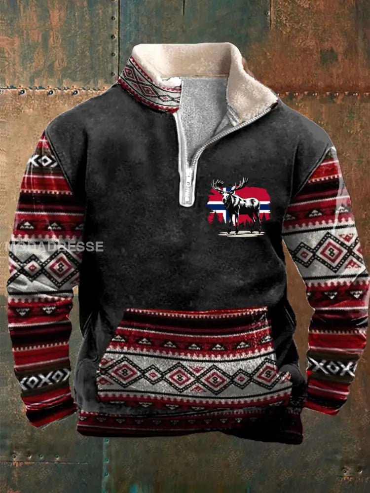 Menn Norge Retro kunst trykt på trykk S