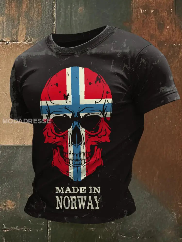 Norsk tematrykt T-shirt som bilete / S