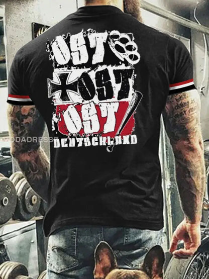 Ost Ost Ostdeutschland Tryckt T-shirt svart / S
