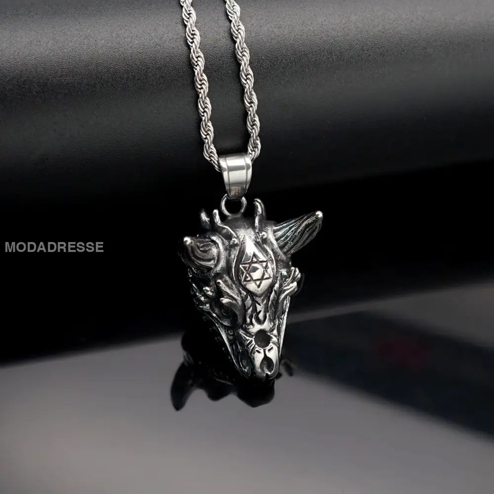 Personaliserade Skull Får huvud Animal Pendant Animal stål
