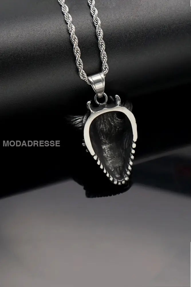 Personaliserade Skull Får huvud Animal Pendant Animal stål