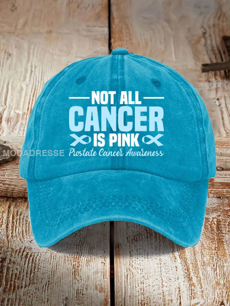 Prostata cancer medvetenhet Skriv ut Casual Unisex Hatt skyblå / ONE