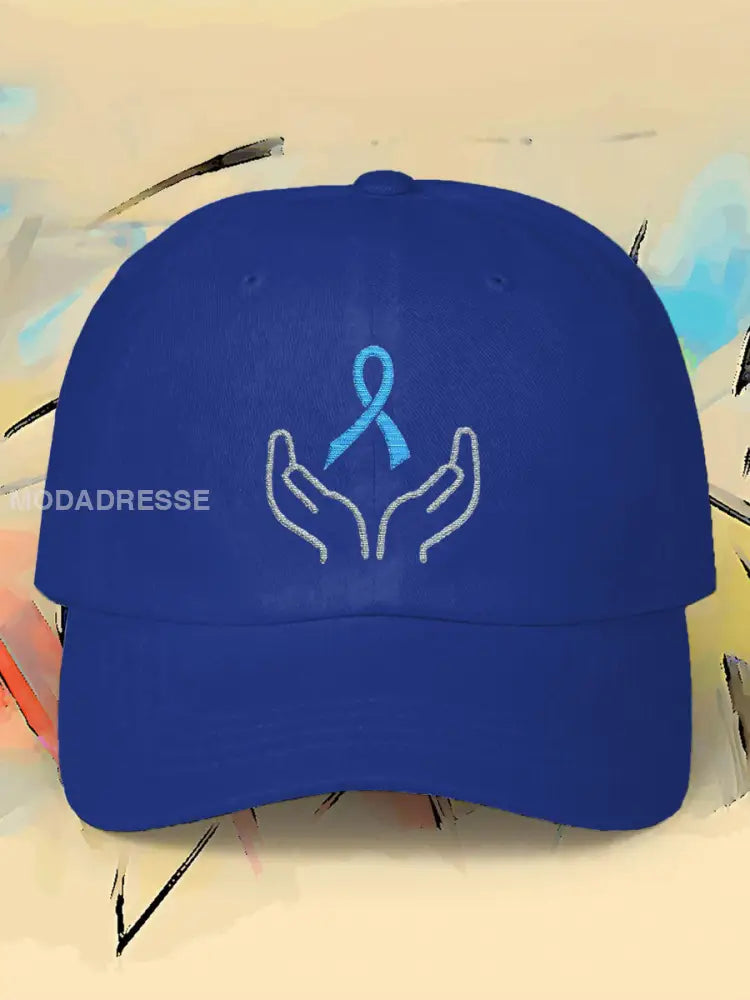 Prostatacancer blå band neutral hatt kunglig blå / ONE
