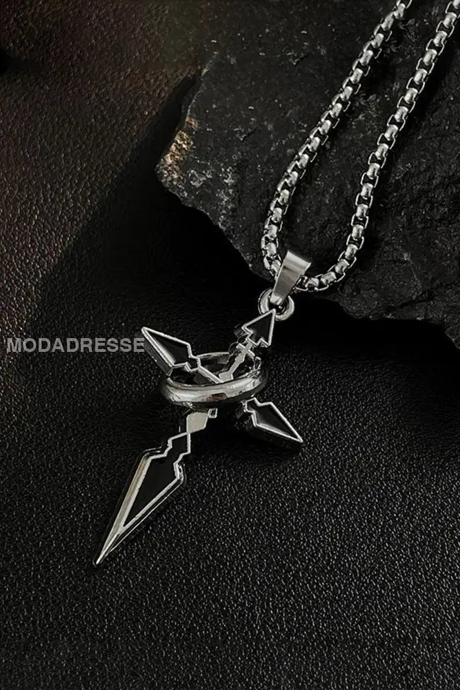 Retro Cross tätt halsbande som bild / JM