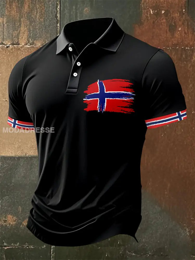 Retro norsk temautskrivelse i skjort som bilete / M