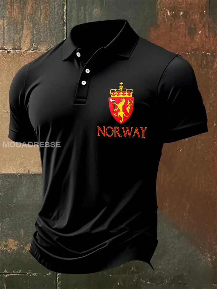 Retro norsk temautskrivelse i skjort som bilete / S