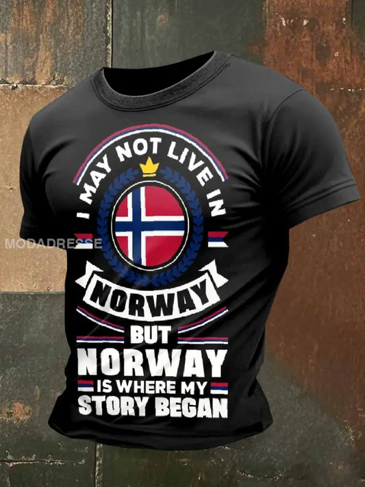 Retro norsk utskrift for herrer som bilete / S