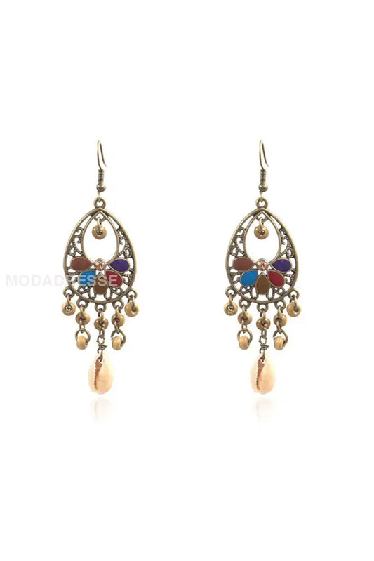 Retro Tassel vanndrap holløg øreringer bron