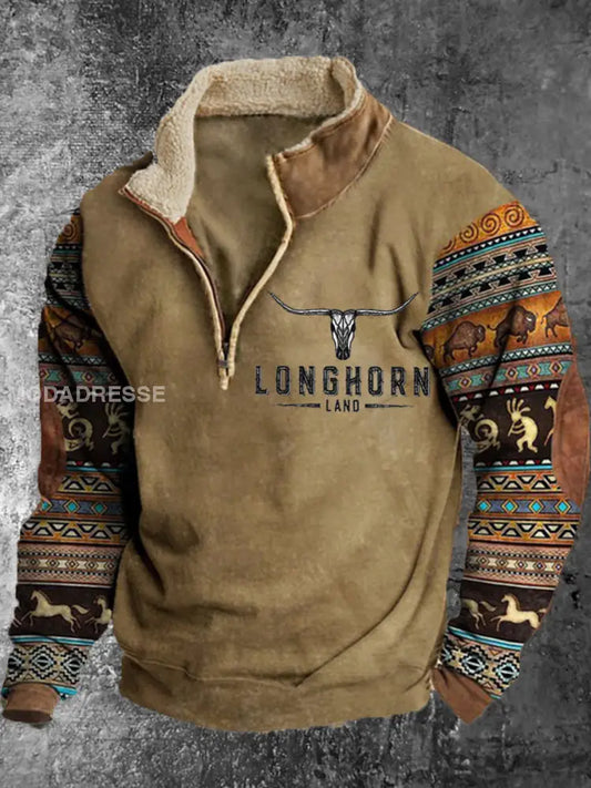 Retro Western Stil Trykt linjesköt A / S