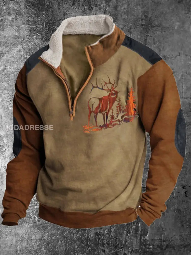 Retro Western Stil Trykt linjesköt A / S