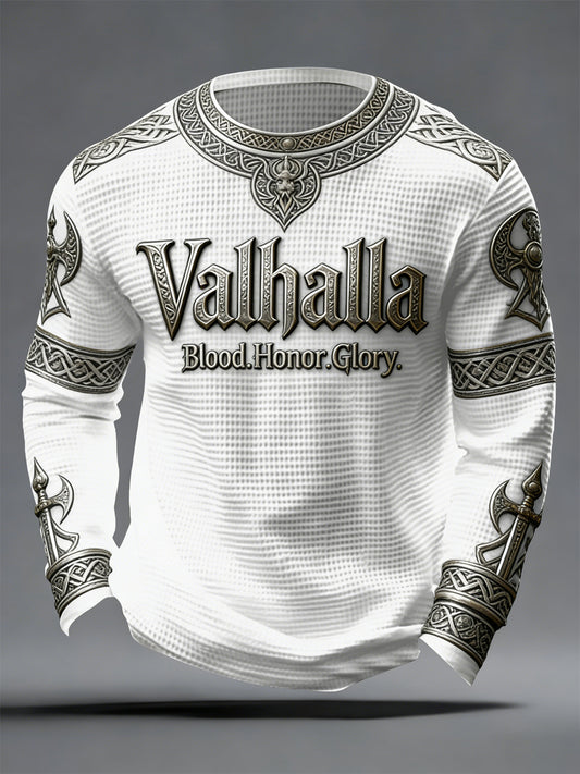 Herrens vikinga-stil Valhalla Våffle Topp