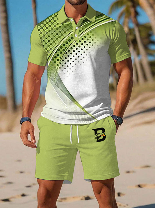 Mäns Casual Business Short-sleeved Kostym
