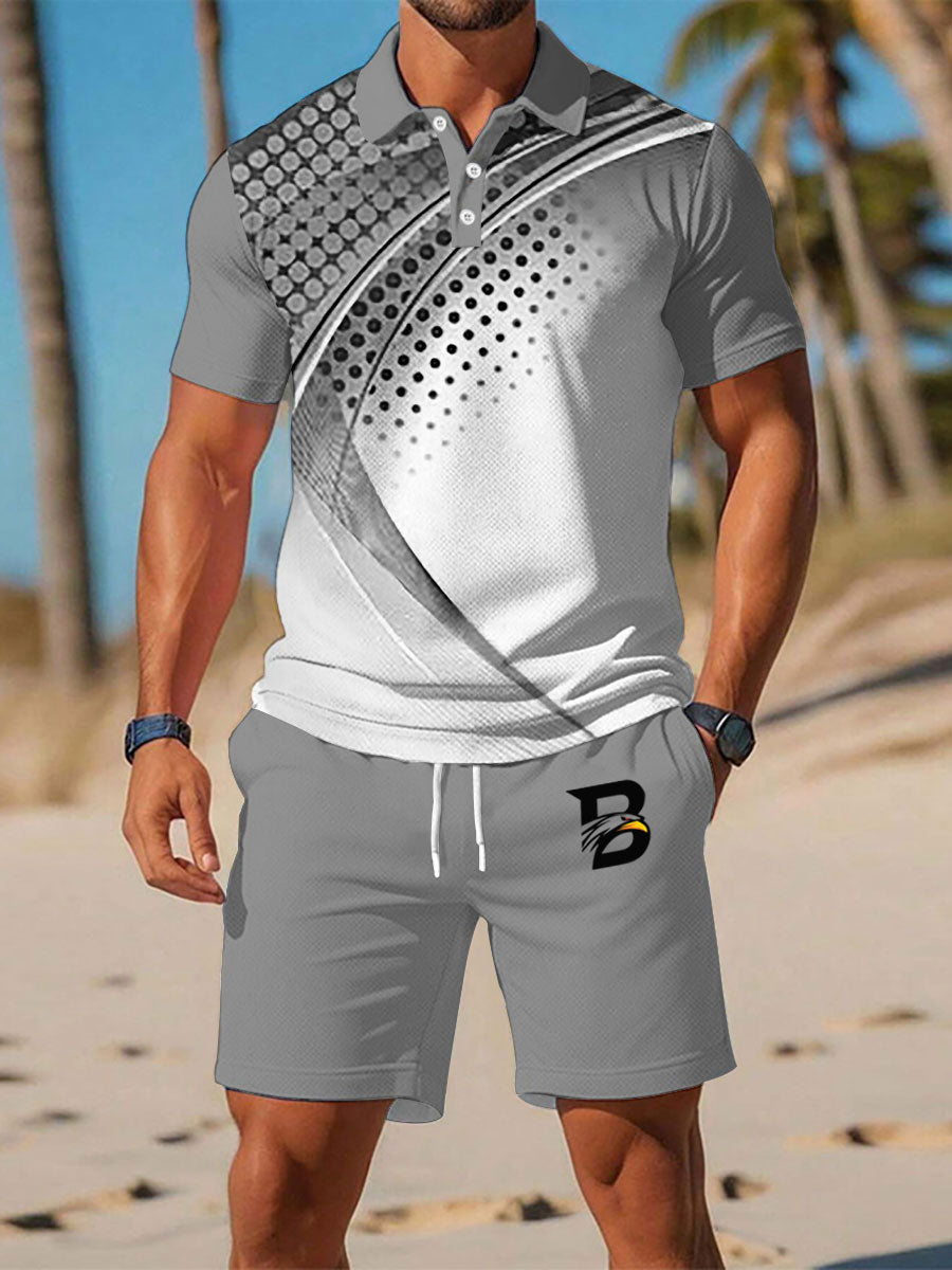 Mäns Casual Business Short-sleeved Kostym