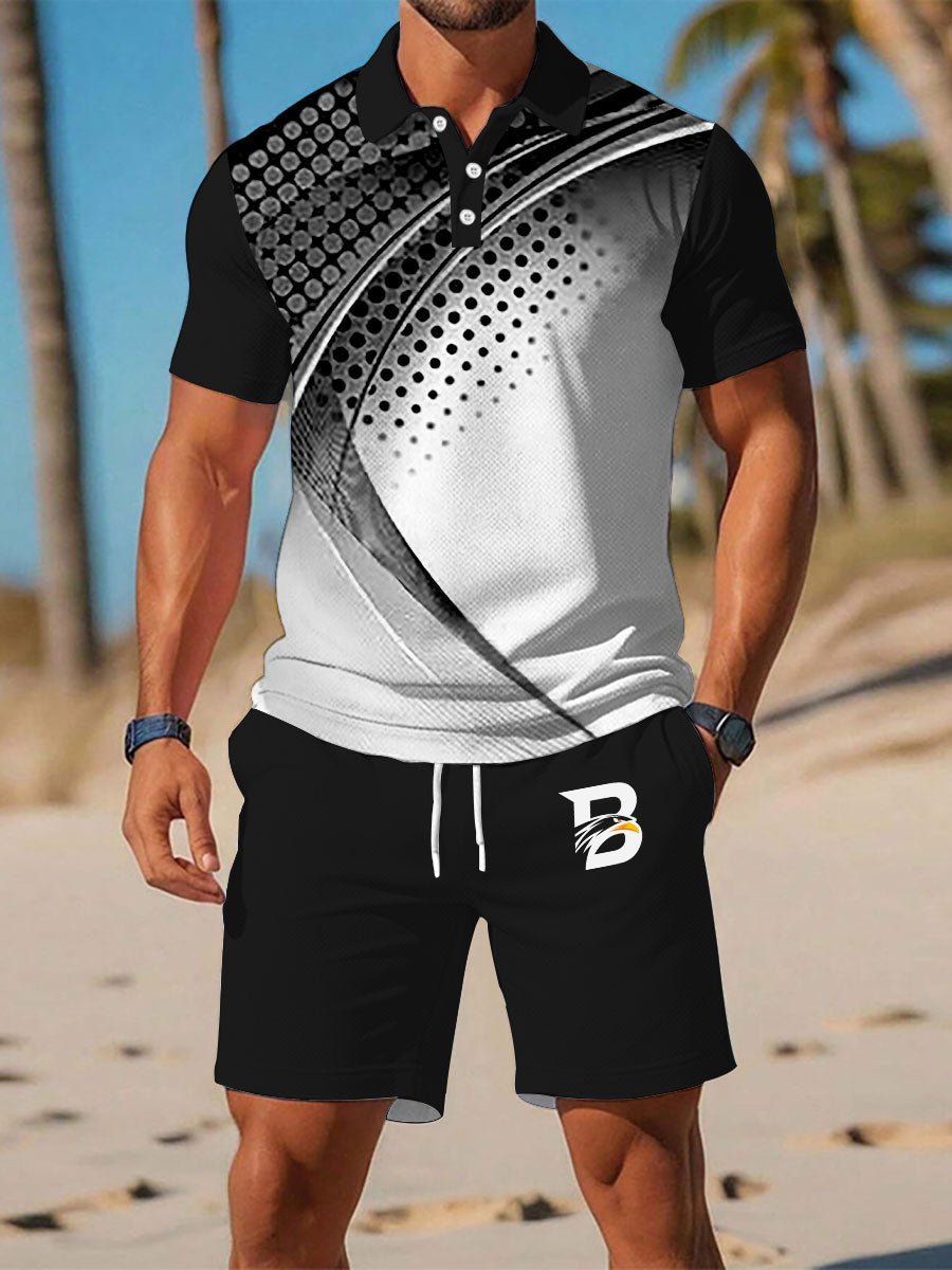 Mäns Casual Business Short-sleeved Kostym