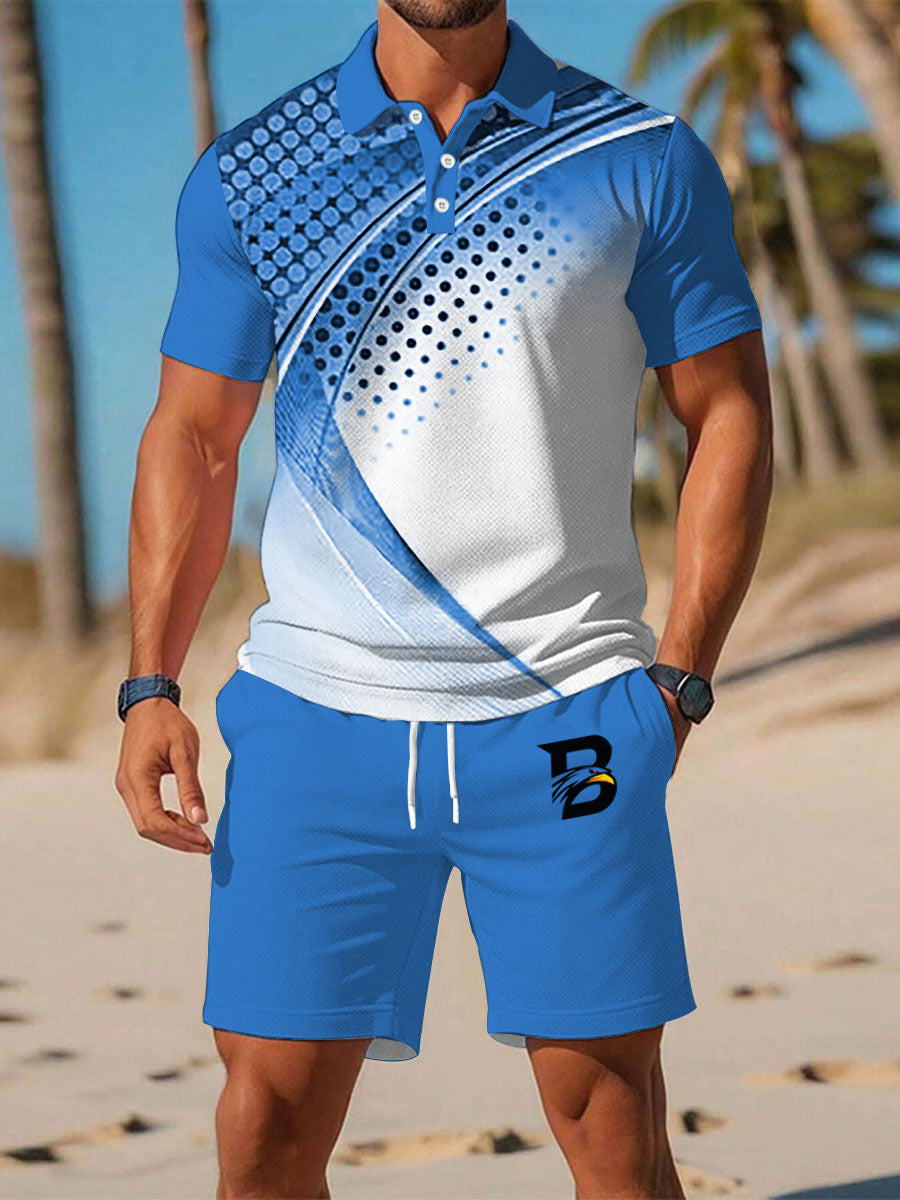 Mäns Casual Business Short-sleeved Kostym