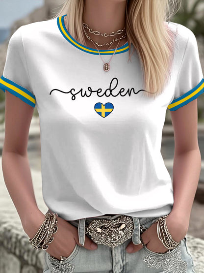 Kvinnors konst Tryckt T-shirt