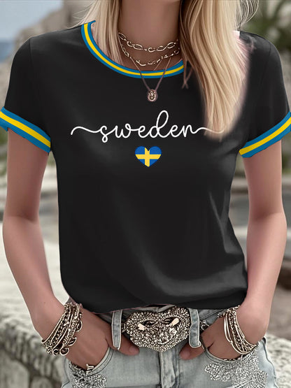 Kvinnors konst Tryckt T-shirt