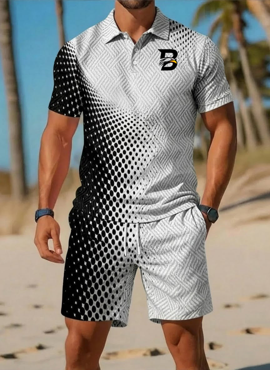 Mäns Casual Business Short-sleeved Kostym