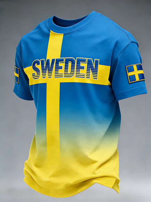 Tryckt tröja för män