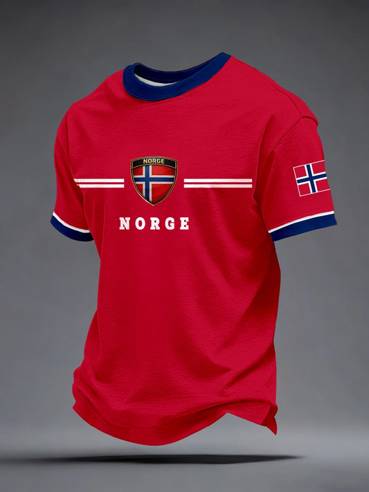 Herre-Norge-T-skjorte