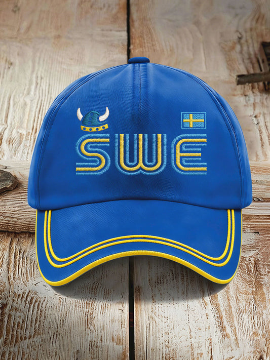 Unisex Sverige Fotboll älskare tryckt hatt
