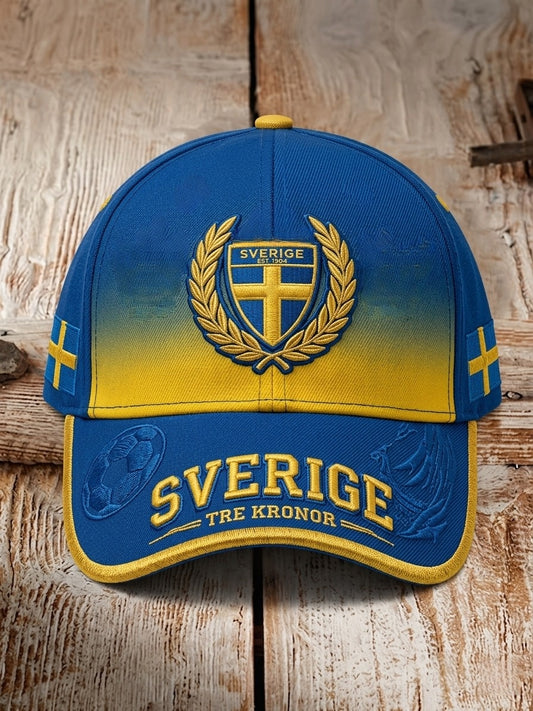 Vintage Svensk fotboll älskare 2026 Tryckt mössa 2026