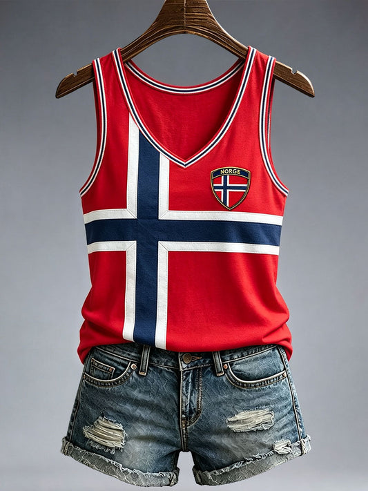 Kvinnenes Norge-tanktopp
