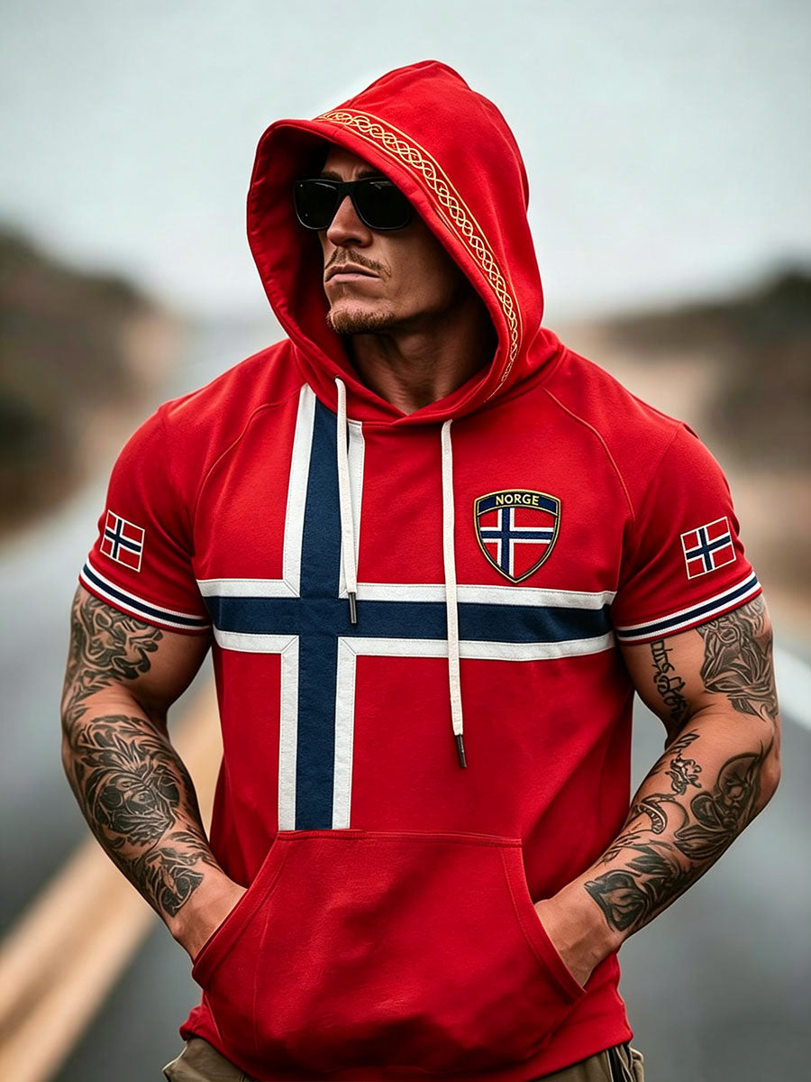 Menns norge Hooded Topp